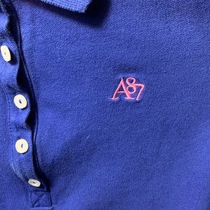 Aeropostale button up collard tee shirt